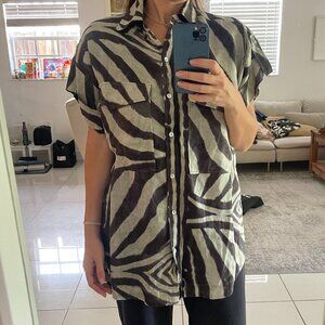 MASSIMO DUTTI summer shirt - size M